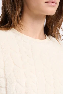 ETAM Los Pijamas Más Responsables|Pijamas Calentitos|Sudadera con efecto polar CRUDO
