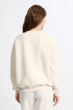 ETAM Pijamas Calentitos|Ponchos, Sudaderas Y Chaquetas|Sudadera con estampado de perro y efecto polar CRUDO