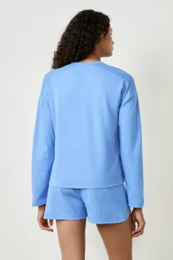 ETAM Homewear|Pijamas Esenciales|Sudadera de pijama AZUL CLARO