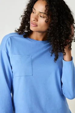 ETAM Homewear|Pijamas Esenciales|Sudadera de pijama AZUL CLARO