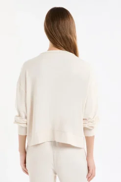 ETAM Ponchos, Sudaderas Y Chaquetas|Homewear|Sudadera de pijama con cuello en V BEIGE