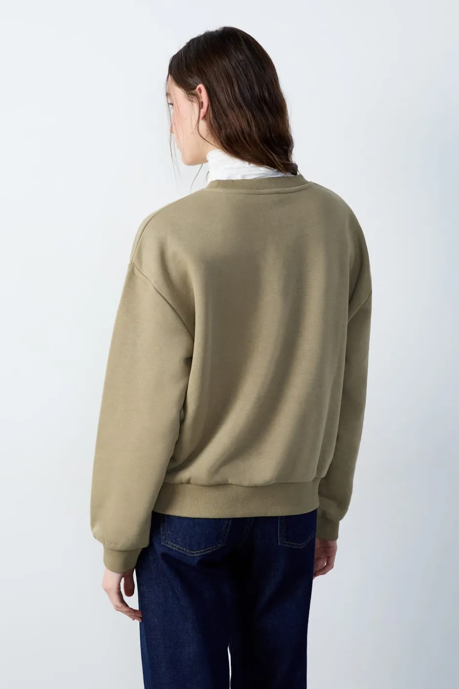ETAM Fantasía|Básicos|Sudadera estampada "Liberty Love Flowers" ARCILLA