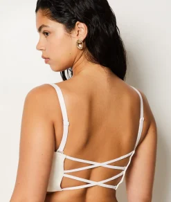ETAM Lencería De Novia|Sujetadores Talla Grande: Copas D-G|Sujetador - Bustier copas finas CRUDO
