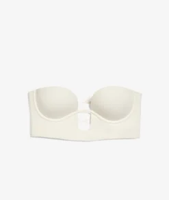 ETAM Lencería De Novia|Sujetadores Talla Grande: Copas D-G|Sujetador - Bustier copas finas CRUDO