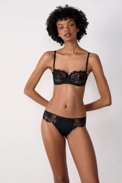 ETAM Sujetadores Sexy|Balconette|Sujetador Nº 9 - Balconnet NEGRO