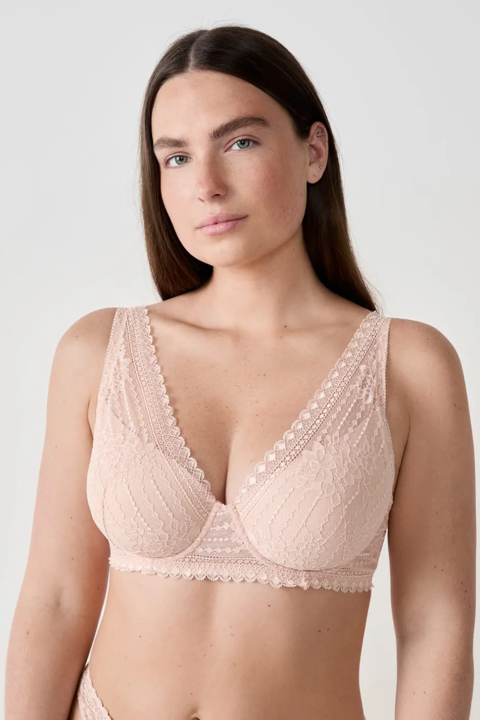 ETAM Lencería De Novia|Triángulo|Sujetador Nº 6 - El triángulo copa fina ROSA NUDE