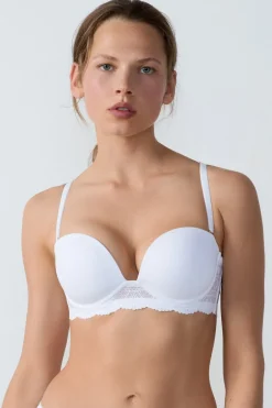 ETAM Lencería De Novia|Push Up|Sujetador bandeau BLANCO