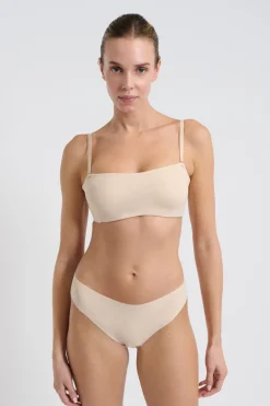 ETAM Sujetadores Invisibles|Sujetadores Deportivos·Sujetadores Invisibles|Sujetador bandeau aros suaves tirantes desmontables C.BEIGE
