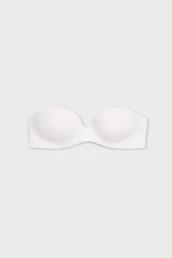ETAM Sujetadores Invisibles|Sujetadores Deportivos·Sujetadores Invisibles|Sujetador bandeau con tirantes extraíbles, Copa A-B CRUDO