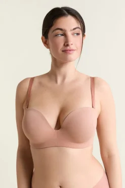 ETAM Sujetadores Invisibles|Sujetadores Deportivos·Sujetadores Invisibles|Sujetador bandeau, copas C-E, tirantes desmontables MAQUILLAJE