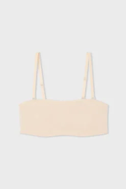 ETAM Sujetadores Invisibles|Sujetadores Deportivos·Sujetadores Invisibles|Sujetador bandeau de microfibra BLANCO ROTO