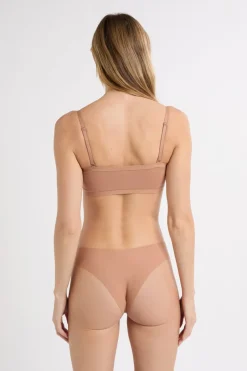 ETAM Sujetadores Invisibles|Sujetadores Deportivos·Sujetadores Invisibles|Sujetador bandeu de microfibra con tirantes removibles BLUSH