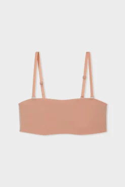 ETAM Sujetadores Invisibles|Sujetadores Deportivos·Sujetadores Invisibles|Sujetador bandeu de microfibra con tirantes removibles BLUSH