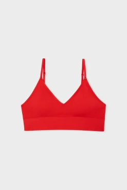 ETAM Bralette|Sin Aro|Sujetador bralette sin aros ROJO