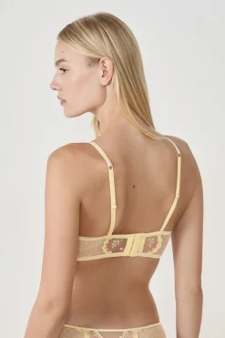 ETAM Bustier|Balconette|Sujetador bustier con bordado VAINILLA