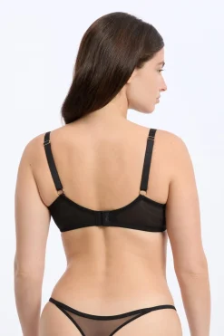 ETAM Sujetadores Talla Grande: Copas D-G|Sujetadores Sexy|Sujetador clásico NEGRO
