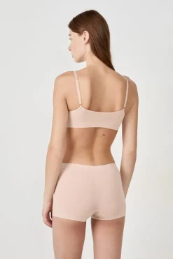 ETAM Lencería De Novia|Bralette|Sujetador de algodón de máxima comodidad NATURAL