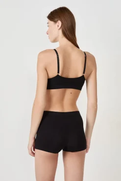 ETAM Bralette|Sin Aro|Sujetador de algodón de máxima comodidad NEGRO