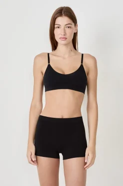 ETAM Bralette|Sin Aro|Sujetador de algodón de máxima comodidad NEGRO