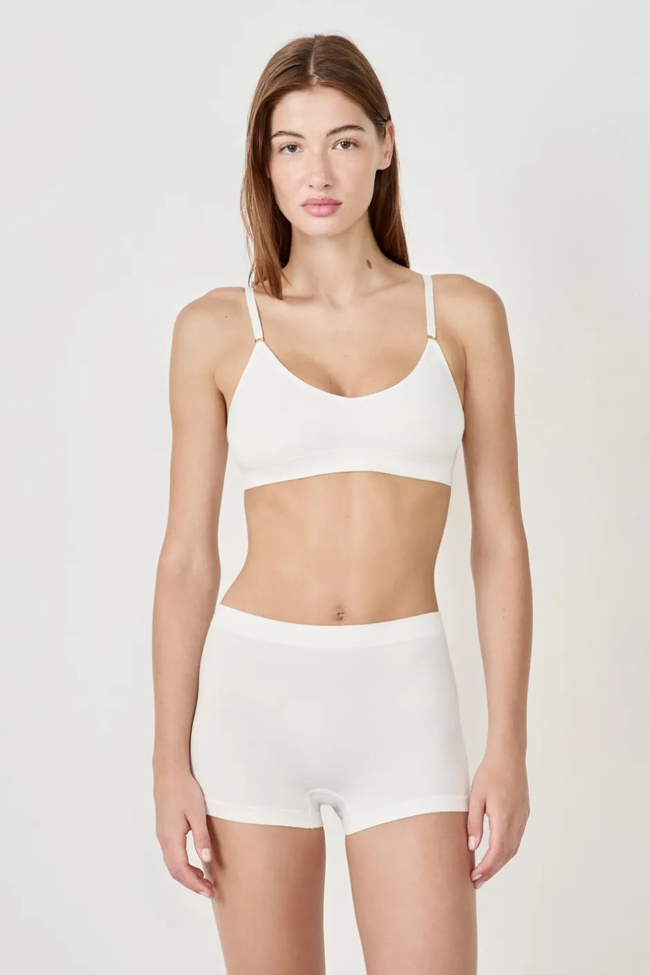 ETAM Lencería De Novia|Bralette|Sujetador de algodón de máxima comodidad CRUDO
