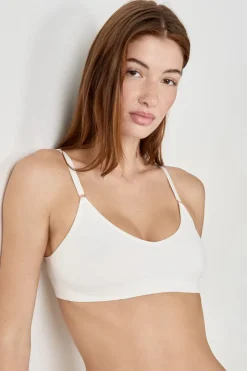 ETAM Lencería De Novia|Bralette|Sujetador de algodón de máxima comodidad CRUDO