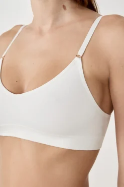 ETAM Lencería De Novia|Bralette|Sujetador de algodón de máxima comodidad CRUDO