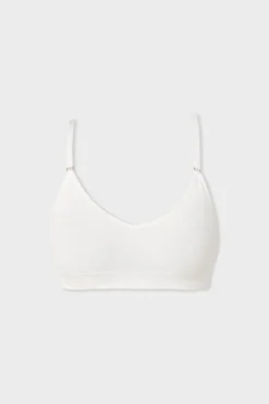 ETAM Lencería De Novia|Bralette|Sujetador de algodón de máxima comodidad CRUDO