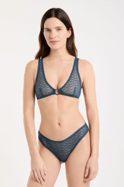 ETAM Sujetadores De Encaje|Bralette|Sujetador de encaje AZUL PETR&Oacute;LEO