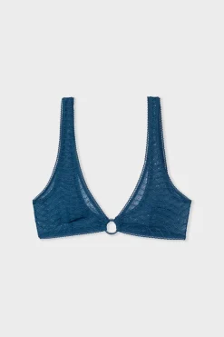 ETAM Sujetadores De Encaje|Bralette|Sujetador de encaje AZUL PETR&Oacute;LEO