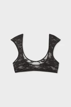 ETAM Sujetadores De Encaje|Bralette|Sujetador de encaje sin aros NEGRO