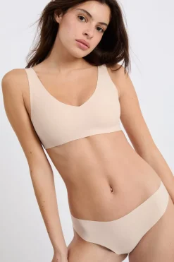 ETAM Bralette|Sin Aro|Sujetador de microfibra C.BEIGE