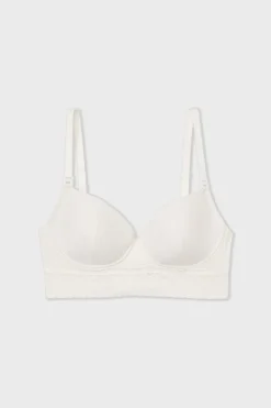 ETAM Sujetadores Talla Grande: Copas D-G|Balconette|Sujetador maternidad con clips de lactancia CRUDO
