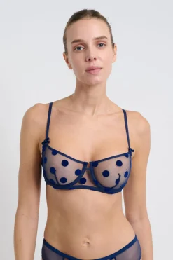 ETAM Sujetadores Talla Grande: Copas D-G|Bustier|Sujetador N.º 9 - balconet INDIGO