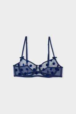 ETAM Sujetadores Talla Grande: Copas D-G|Bustier|Sujetador N.º 9 - balconet INDIGO