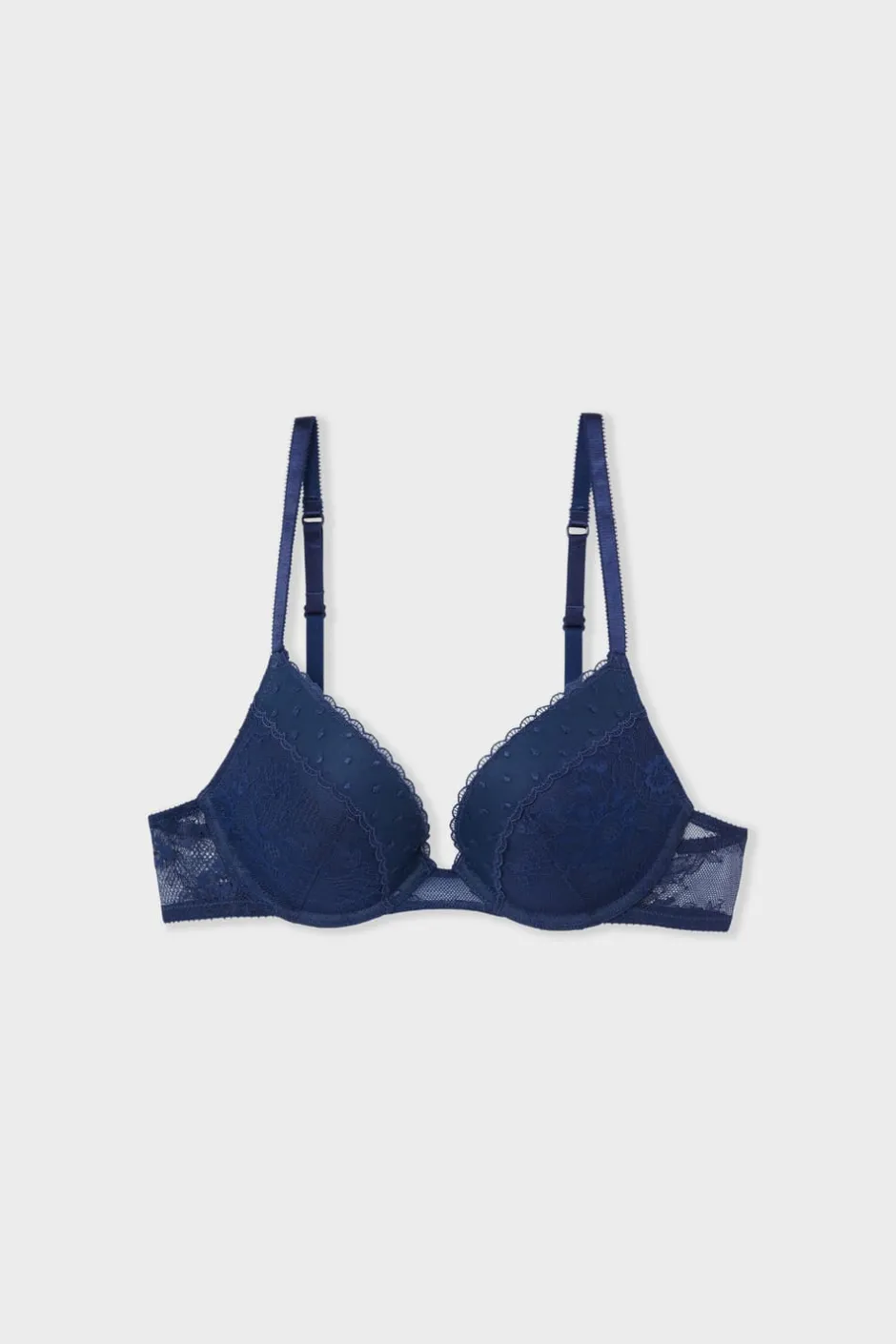ETAM Push Up|Sujetador N.º 2 - El push-up escote pronunciado con bordado marino