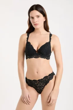ETAM Push Up|Sujetador Nº 2 - El push-up escote pronunciado NEGRO