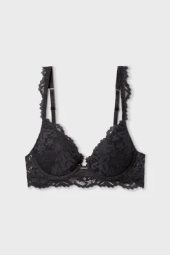 ETAM Push Up|Sujetador Nº 2 - El push-up escote pronunciado NEGRO
