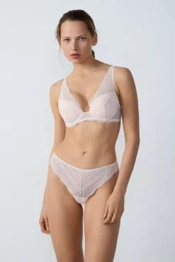 ETAM Push Up|Sujetadores De Encaje|Sujetador Nº 3 - El triángulo push-up ROSA P&Aacute;LIDO
