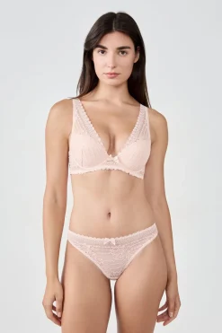 ETAM Lencería De Novia|Push Up|Sujetador Nº 3 - El triángulo push-up ROSA SUAVE