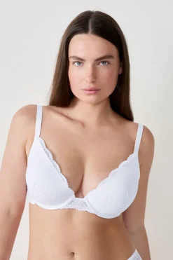 ETAM Lencería De Novia|Push Up|Sujetador Nº 2 - Push up escote pronunciado BLANCO