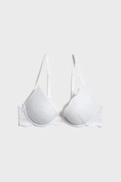 ETAM Lencería De Novia|Push Up|Sujetador Nº 2 - Push up escote pronunciado BLANCO