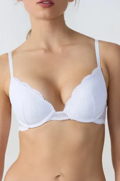 ETAM Lencería De Novia|Push Up|Sujetador Nº 2 - Push up escote pronunciado BLANCO