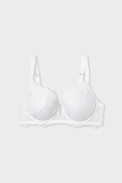 ETAM Sujetadores De Encaje|Balconette|Sujetador N. 5 - Push-up escotado BEIGE