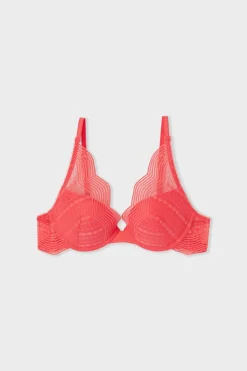 ETAM Sujetadores De Encaje|Push Up|Sujetador N. 3 - Push-up foulard CORAL