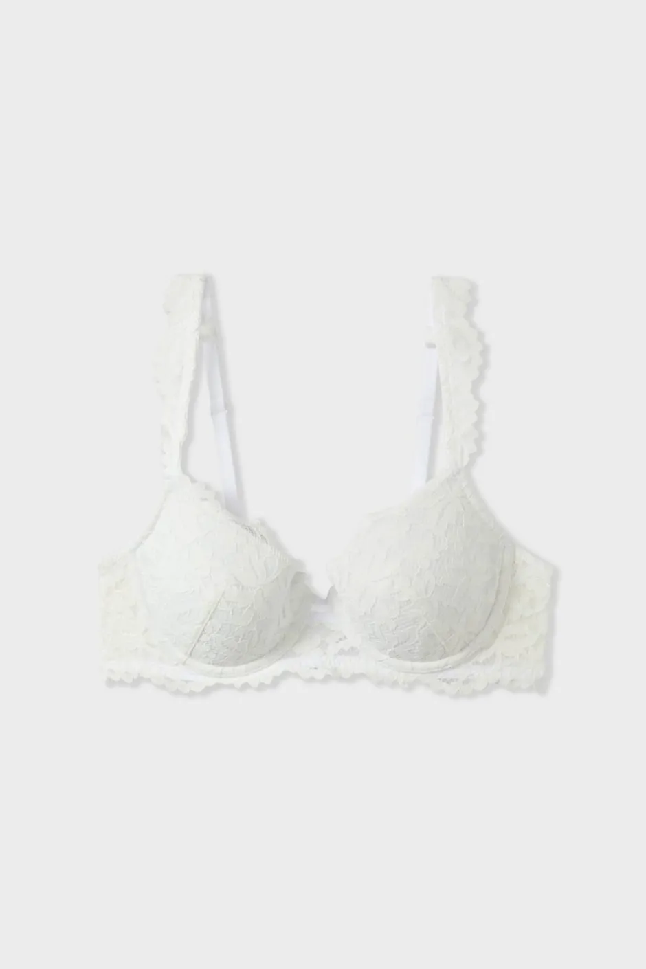 ETAM Lencería De Novia|Sujetadores De Encaje|Sujetador N.4 - Copa fina BEIGE