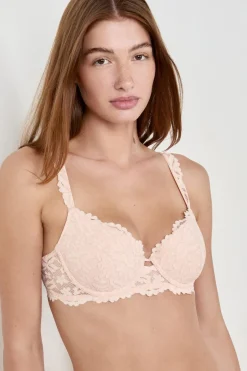 ETAM Lencería De Novia|Sujetadores Talla Grande: Copas D-G|Sujetador N.4 - Copas finas BLUSH