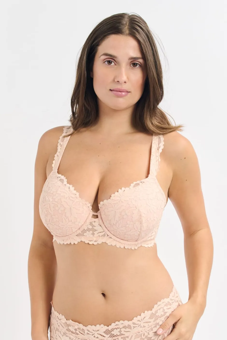 ETAM Lencería De Novia|Sujetadores Talla Grande: Copas D-G|Sujetador N.4 - Copas finas BLUSH