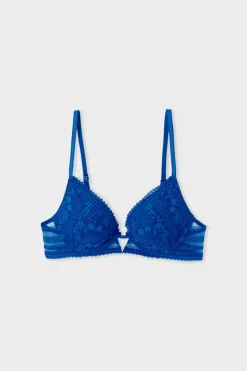 ETAM Sujetadores De Encaje|Push Up|Sujetador N.2 - Push-up AZUL VIVO
