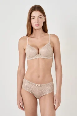 ETAM Lencería De Novia|Sujetadores De Encaje|Sujetador N.2 - Push-up escotado DUNE