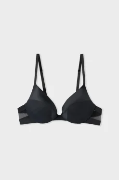 ETAM Sujetadores Invisibles|Sujetadores Deportivos·Sujetadores Invisibles|Sujetador N.2 - Push-up escotado NEGRO